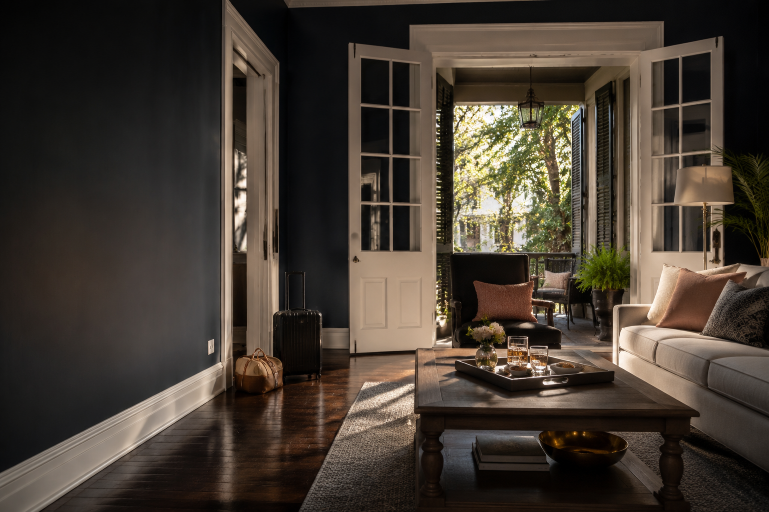 A warm, beautifully prepared vacation home
